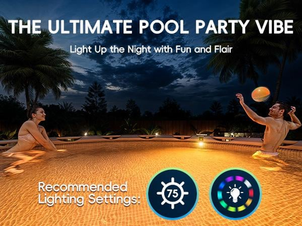 🌟New Series — Poolside Solar Light for Swimming Pool ✨