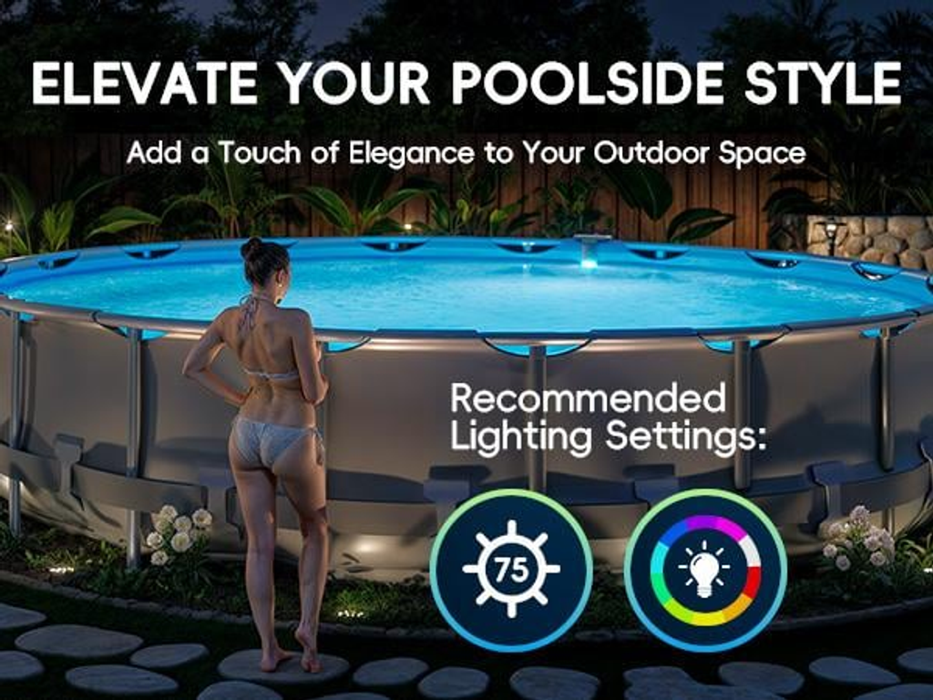 🌟New Series — Poolside Solar Light for Swimming Pool ✨