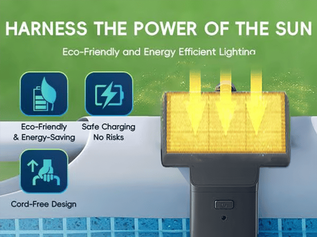 🌟New Series — Poolside Solar Light for Swimming Pool ✨